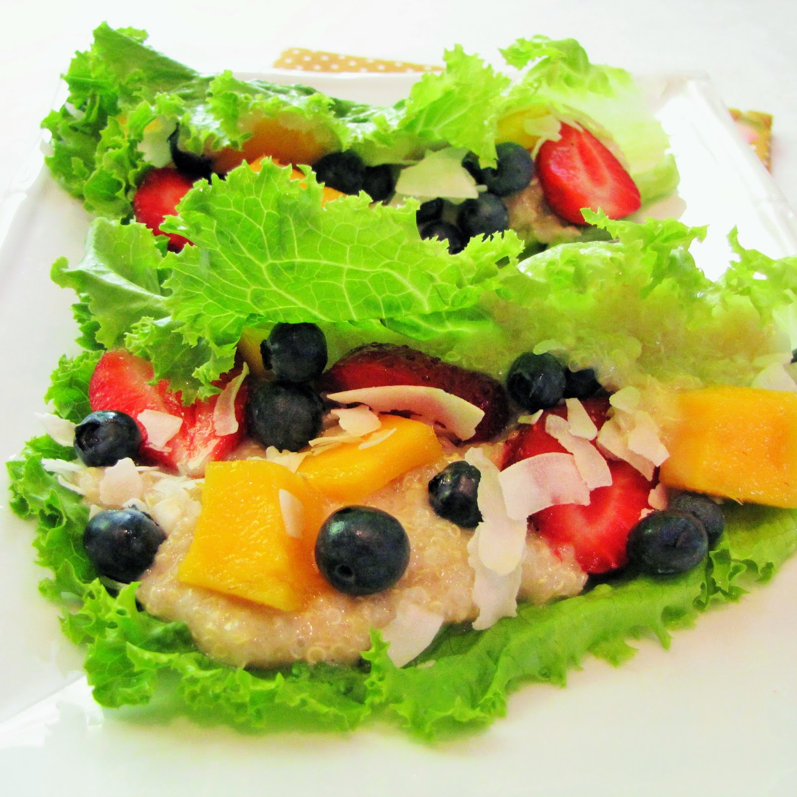 Ready Health Go TROPICAL QUINOA BREAKFAST LETTUCE WRAPS