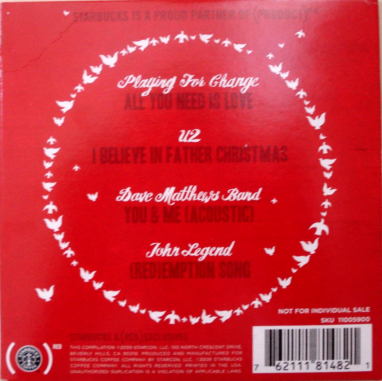 u2 sombras e árvores altas 39 all you need is love 39 cd u2 i believe in father christmas
