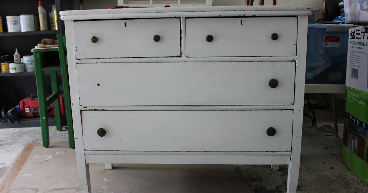 My Passion For Decor White And Neglected Craigslist Dresser Turned