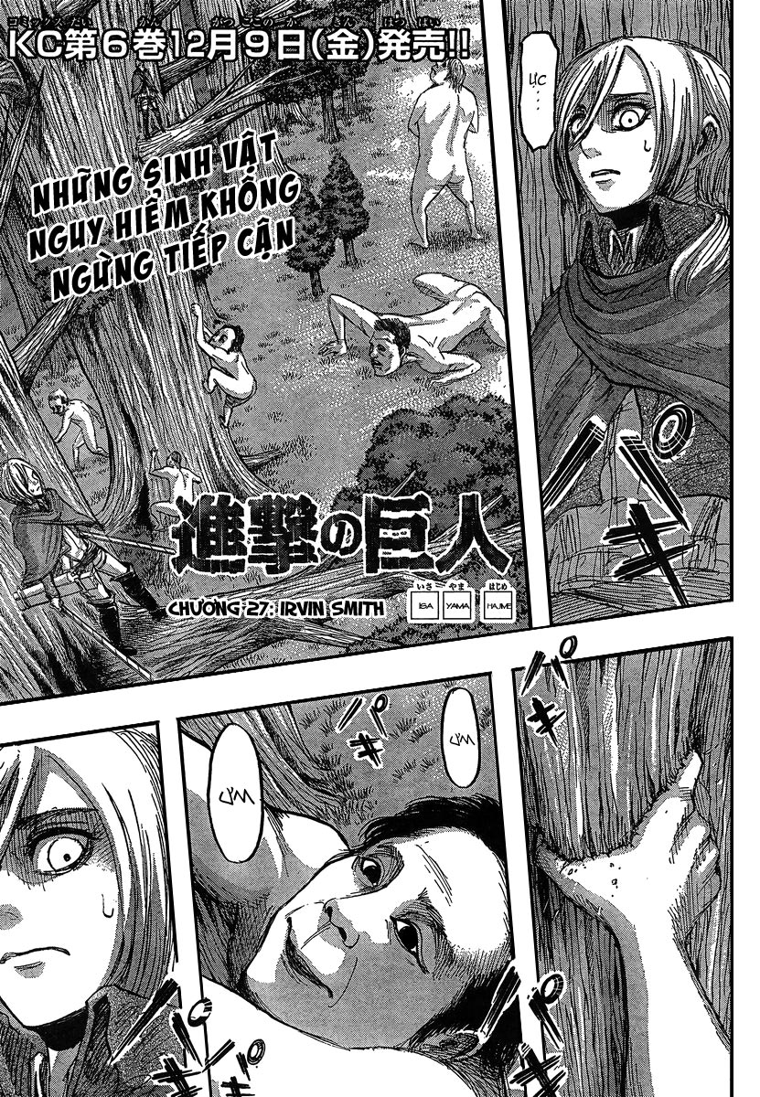 Attack on Titan chap 27 Trang 1 Attack on Titan chap 27 Trang 1