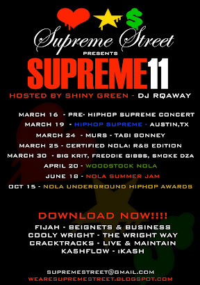 MARK YOUR CALENDARS>>>>dont miss these SUPREME events.