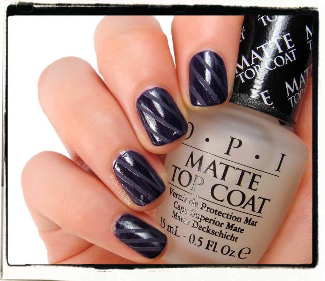 OPI Matte top coat and comparison Nailderella