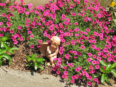 Angel Among Flowers