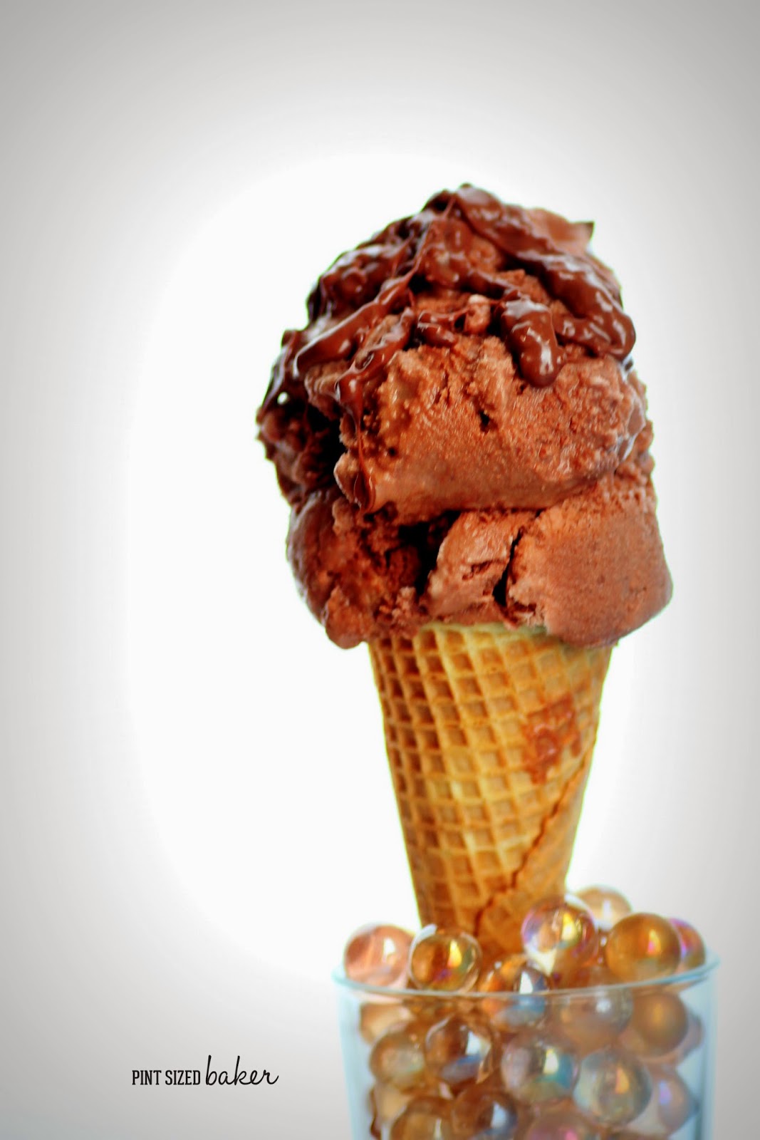 Ikea Hack Chocolate Ice Cream 2 Chocolate ice cream filled with caramel and topped with a chocolate and caramel Ikea spread.