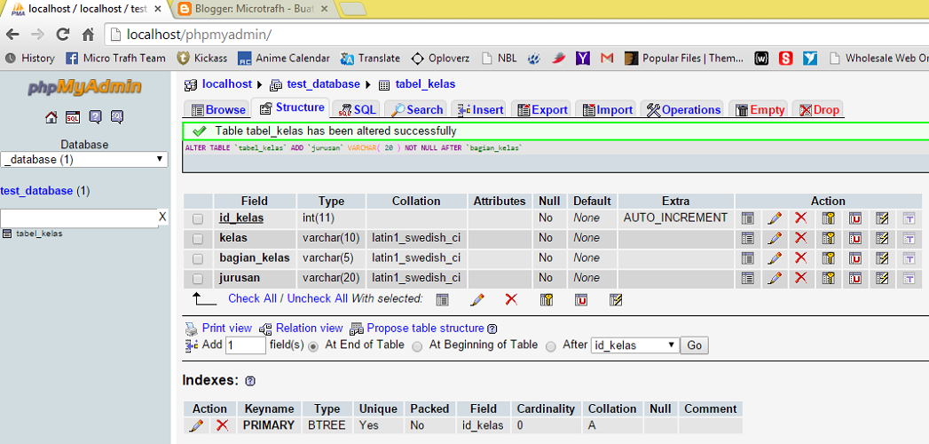 Anime Database Sql