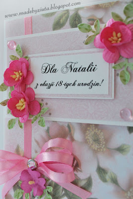 scrapbooking kartka urodziny imienieny card making