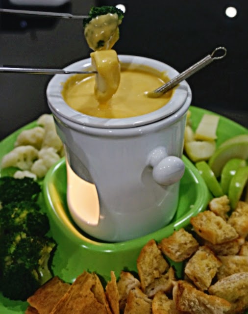 Kitchen Corner Fun with fondue pot