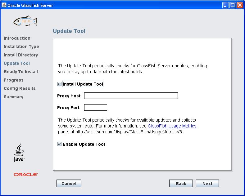 Installation of Oracle GlassFish Server 3.1