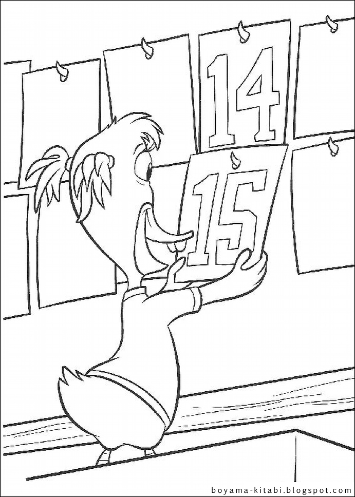 Boyama Kitabı - Paint Book - Coloring Book - Caillou, Dora,Ayı Winny