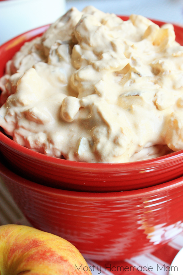 Apple Butterscotch Fluff Salad Mostly Homemade Mom