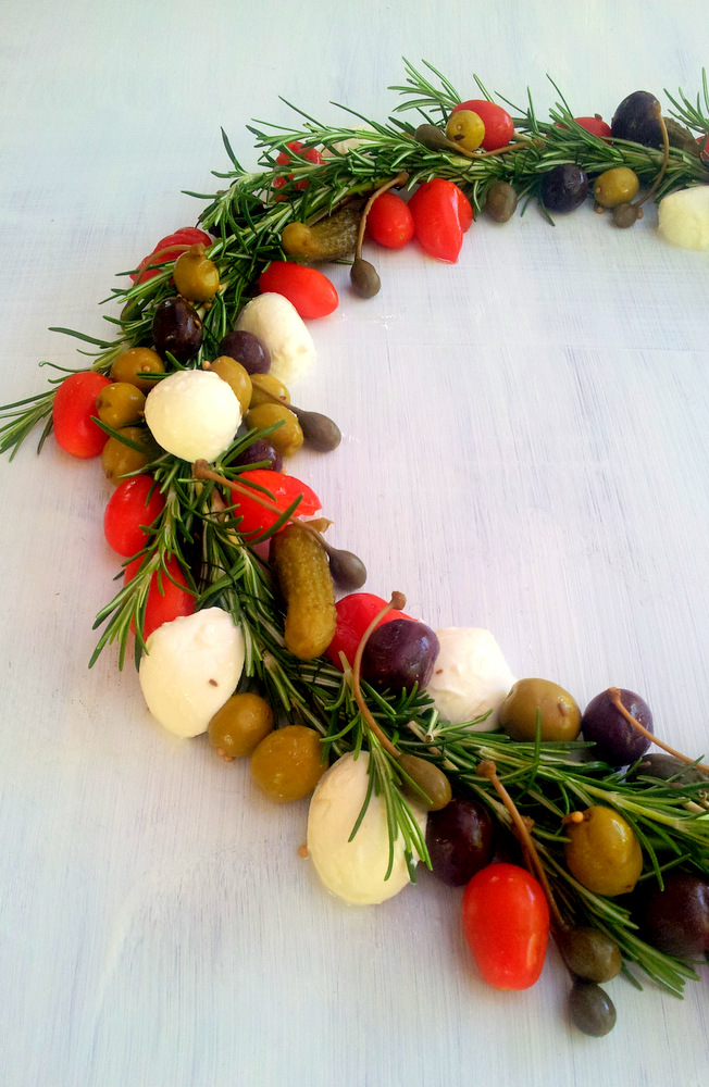 Olive Mozzarella And Rosemary Christmas Wreath Scrumptious South Africa