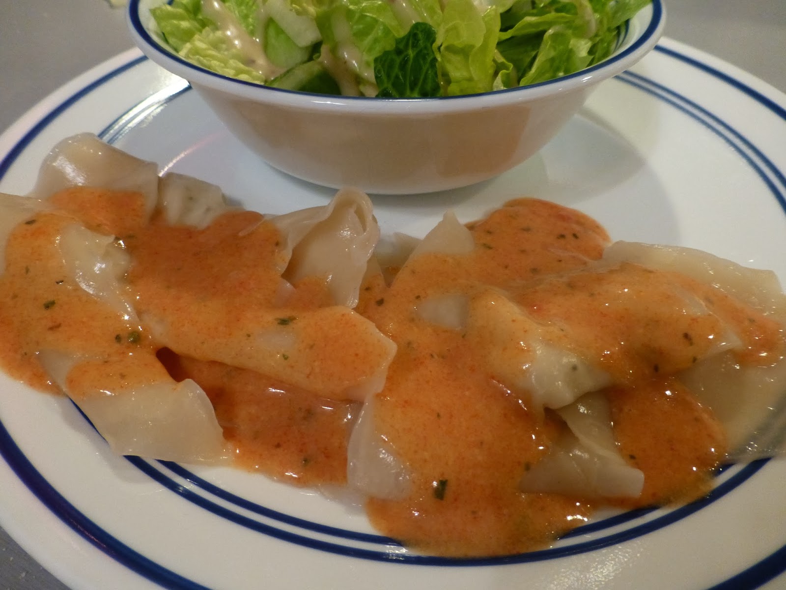 Crab Ravioli in Creamy Tomato Sauce Finding Focus