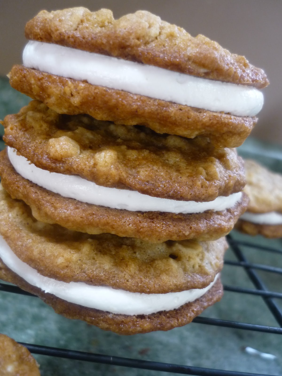 My Kitchen, My Love Oatmeal Creme Pie Cookies (little debbie knockoff)