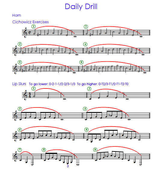 More Binder Stuff Horn (freebies)