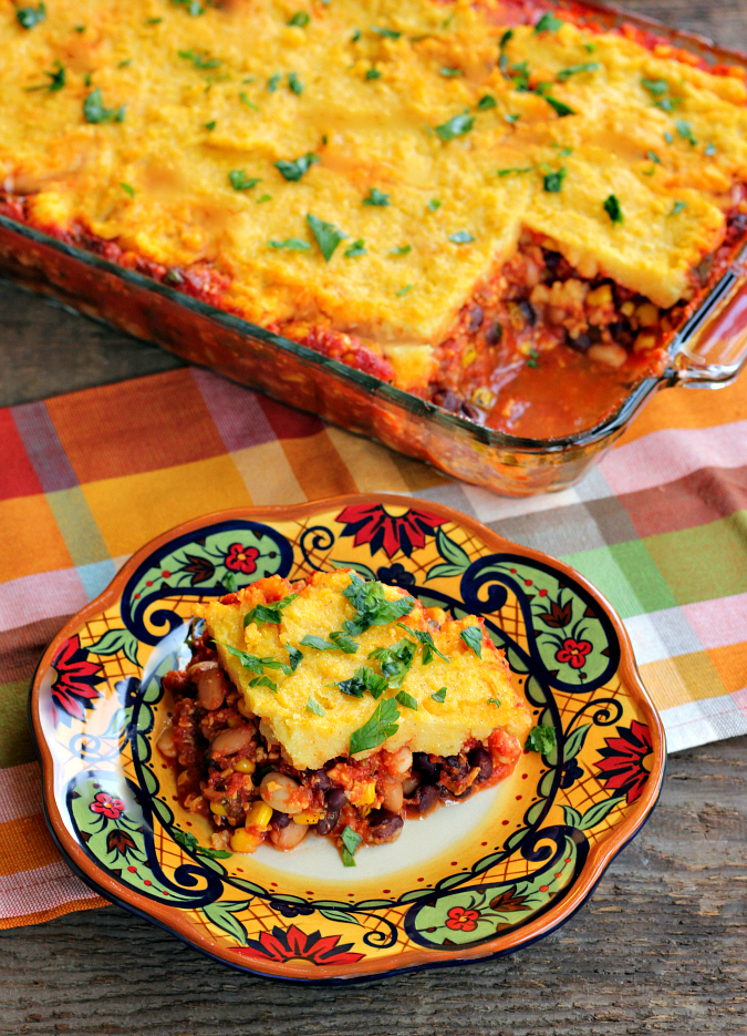 love, laurie vegetarian tamale casserole