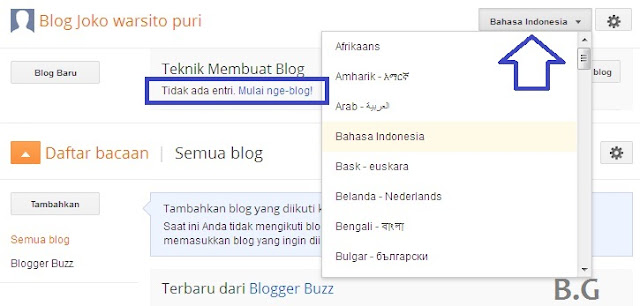 Cara Buat Blog Terbaru Lengkap Bergambar dari A-Z, Newbie Silakan Masuk