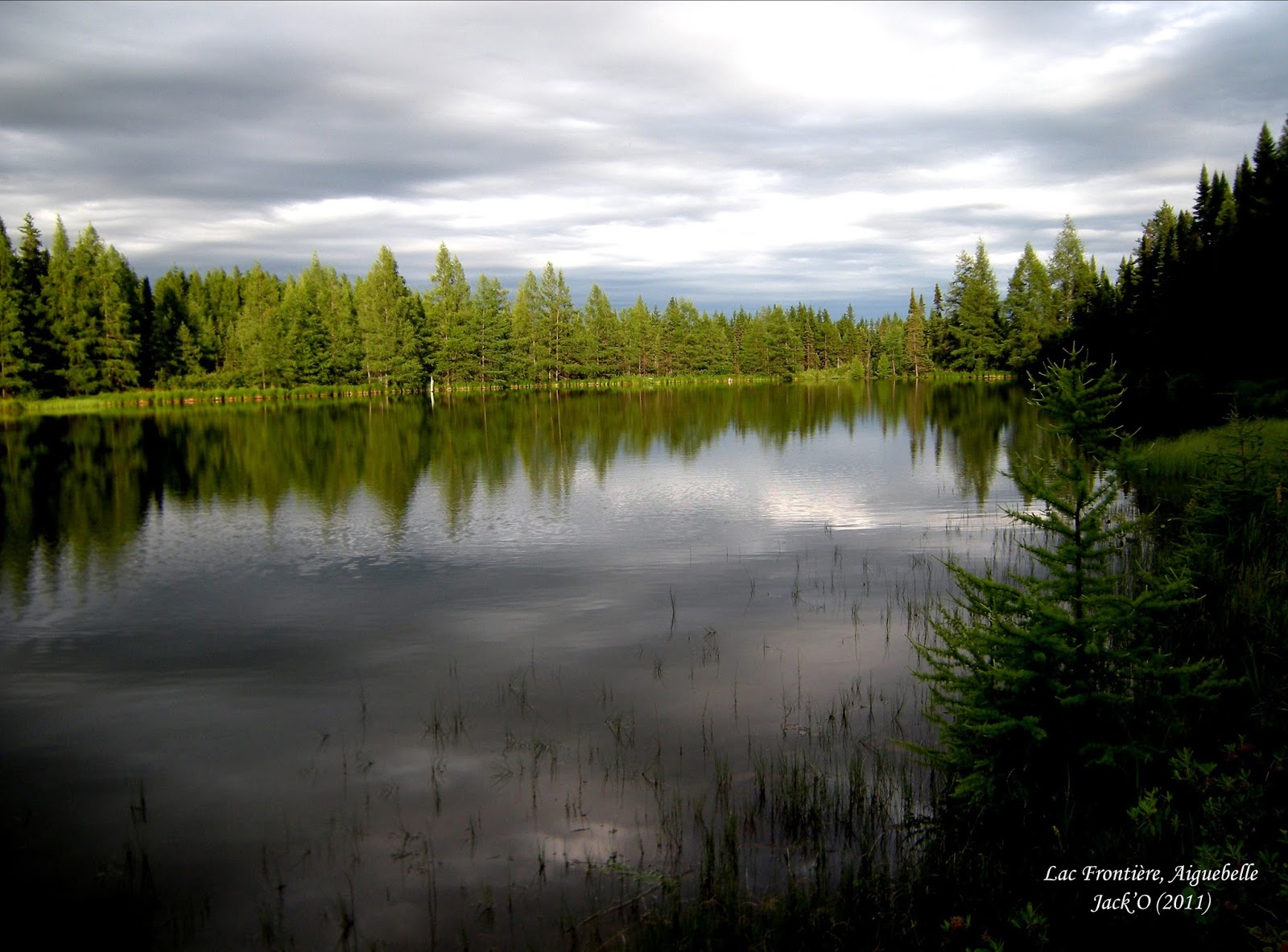 L'OEIL AU VERT Lac Frontière (Aiguebelle) et Lac Frontière (ch. du