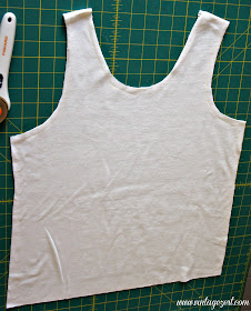 How to: DIY a Dress Upcycled from Oversized T-shirts on Diane's Vintage Zest!  #sewing #tutorial