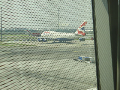airways noticed parked remote lounge stand british while