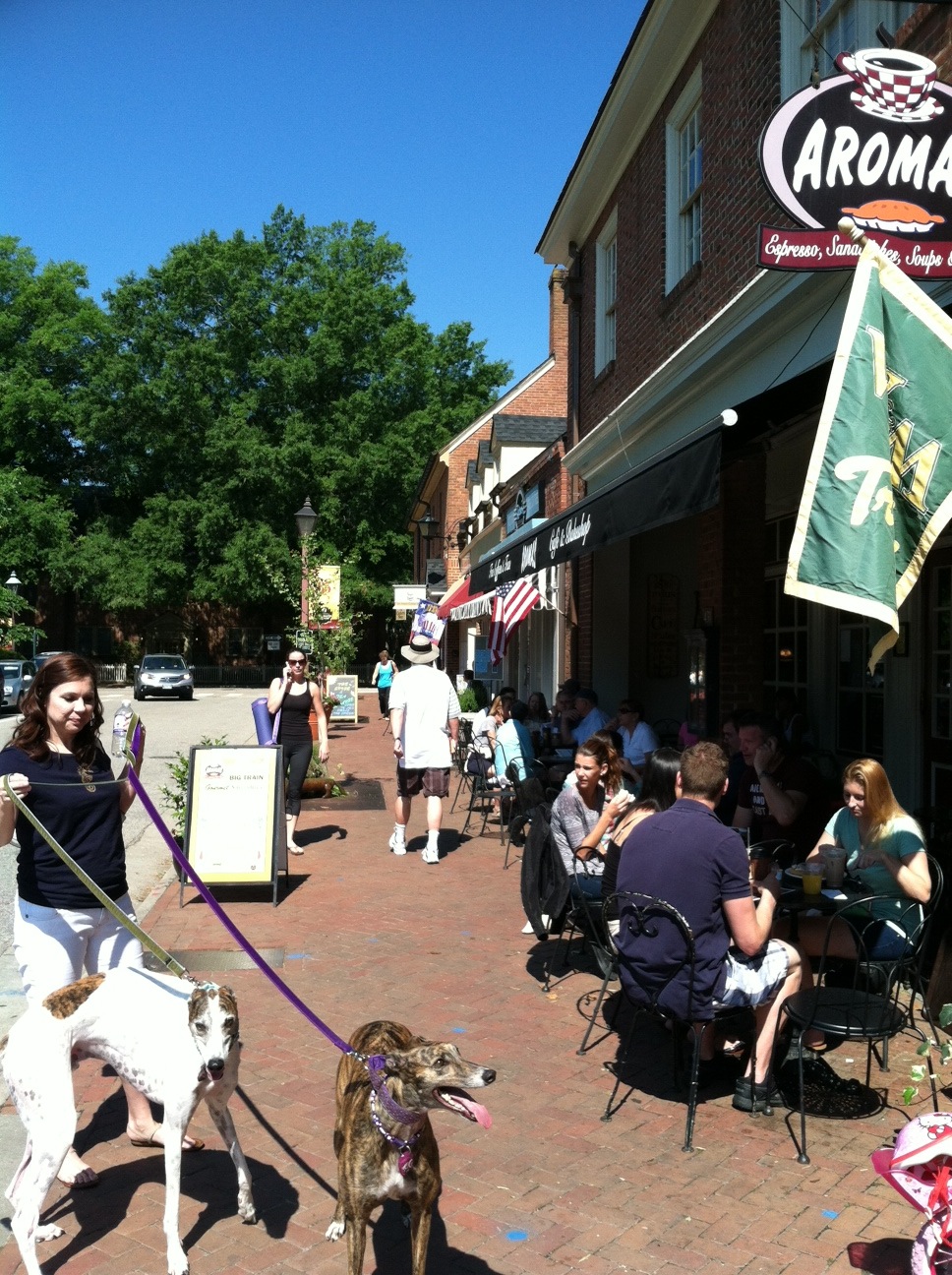 Pawstcards from Hampton Roads Aroma's, Williamsburg, VA