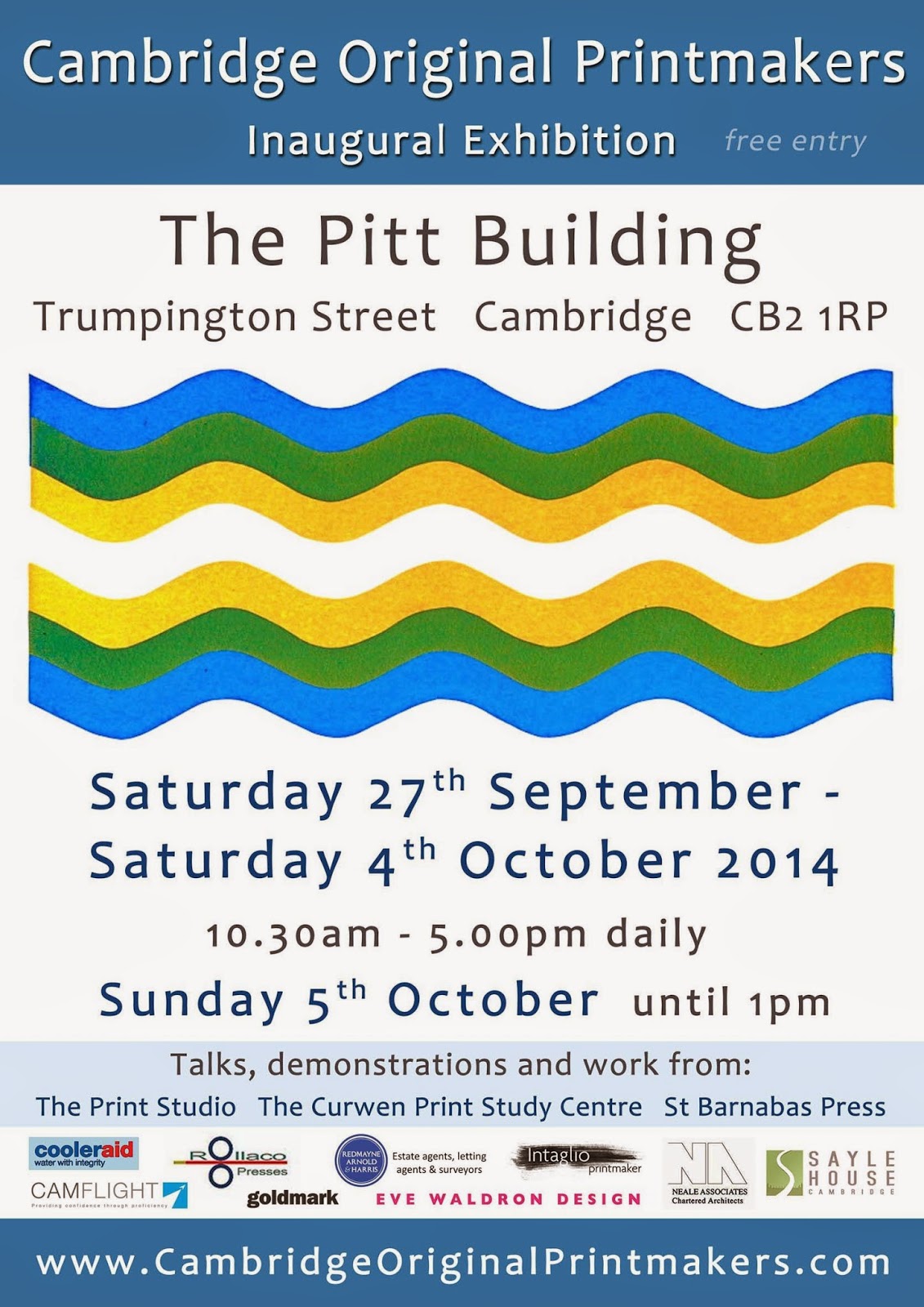 Alison Hullyer Cambridge Original Printmakers Poster