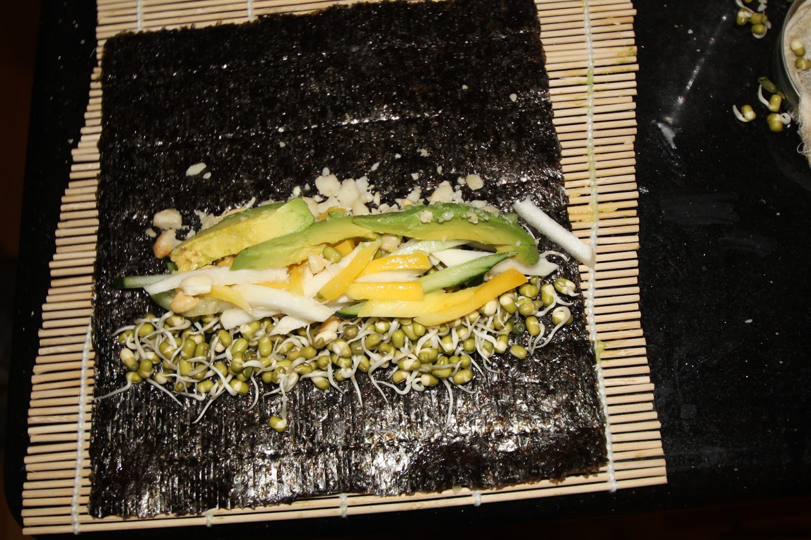 Green Urban Kitchen Raw Vegan Sprout Sushi