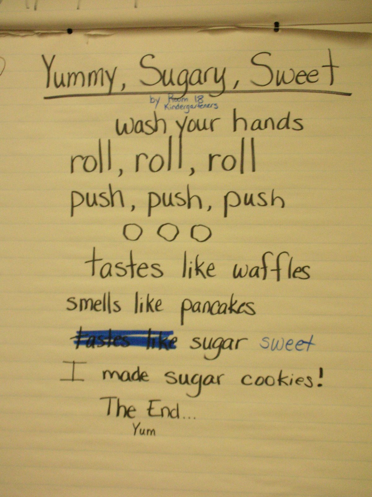 Kindergarten Kids Sensory Images and Poetry