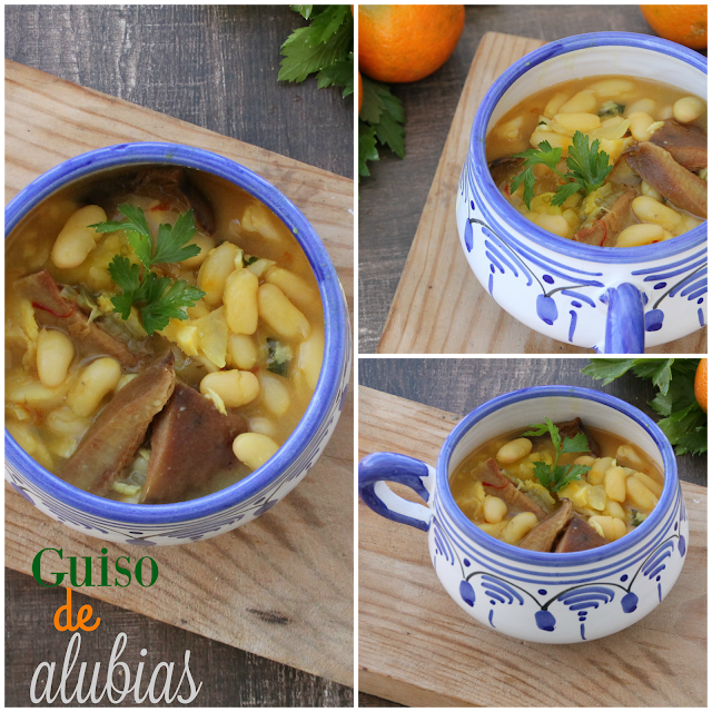 Alubias Con Bacalao Y Níscalos
