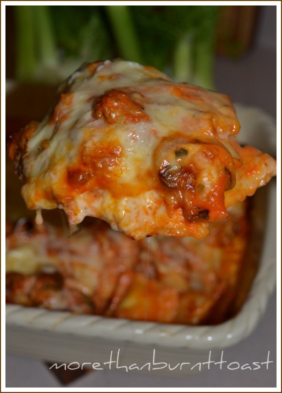 more than burnt toast Say Goodbye to Winter with Ravioli Lasagna with