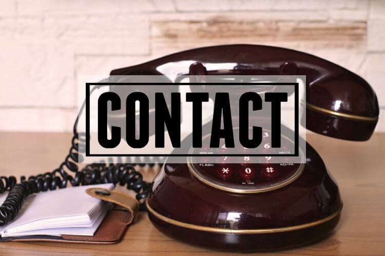 Contact Page Header