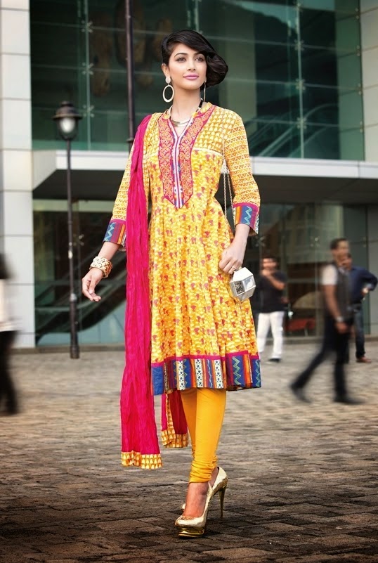 Latest Fashion Trends BIBA New Suits Summer Collection 2014 for Women
