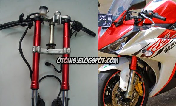 Cara Mudah Pasang Shock Upside Down di Yamaha R25 Cara Mudah Pasang Shock Upside Down di Yamaha R25