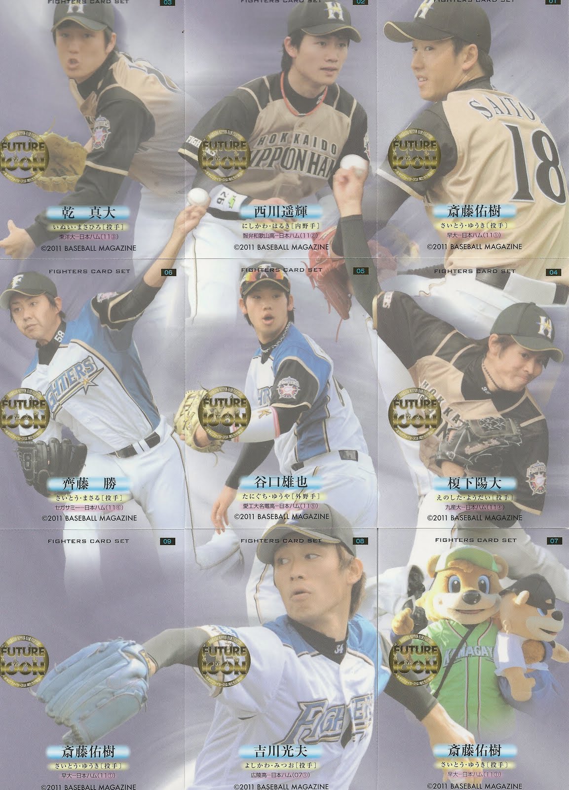Japanese Baseball Cards: BBM Future Icon