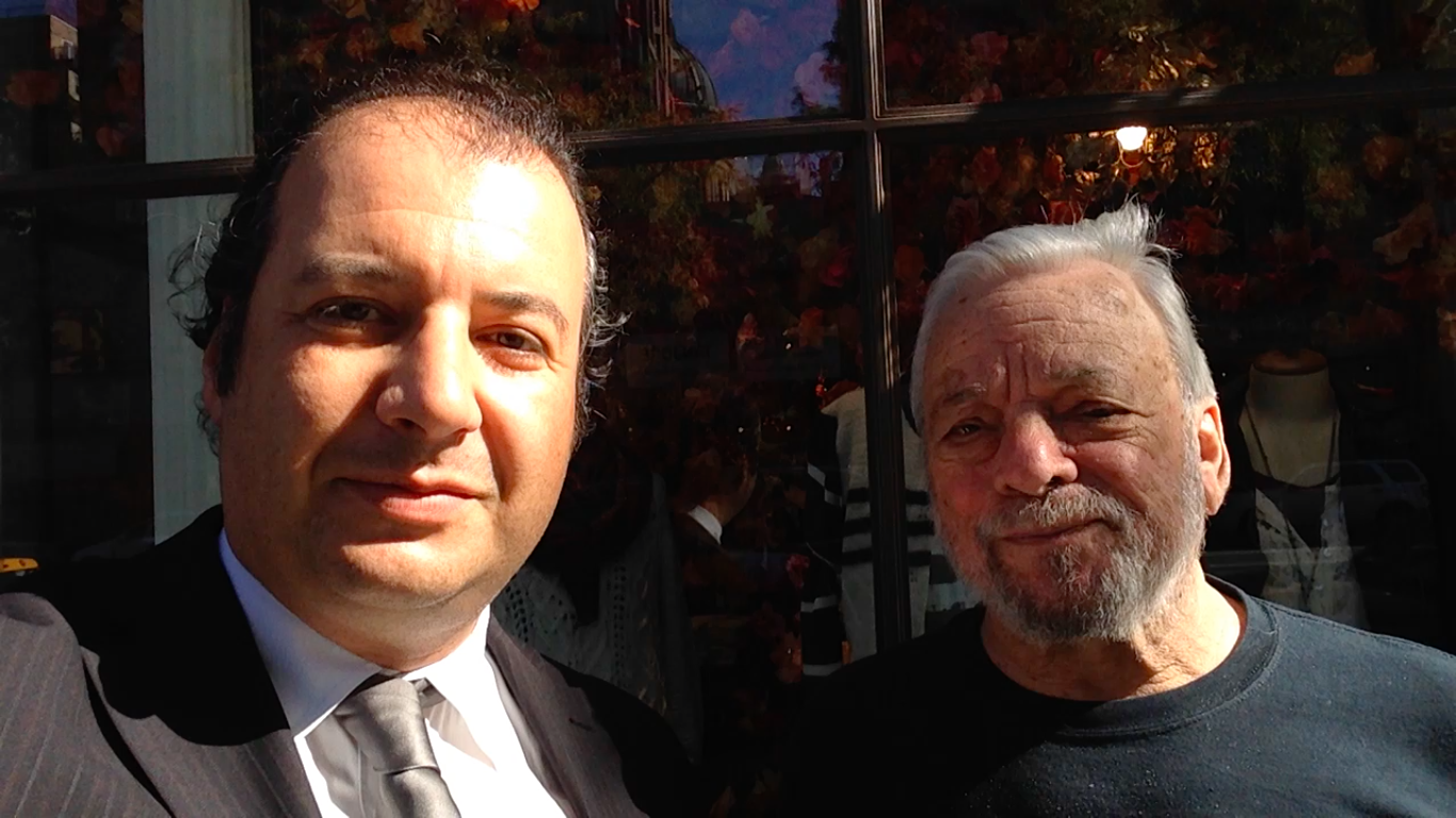 Danya Polykov and Stephen Sondheim, 04.2014