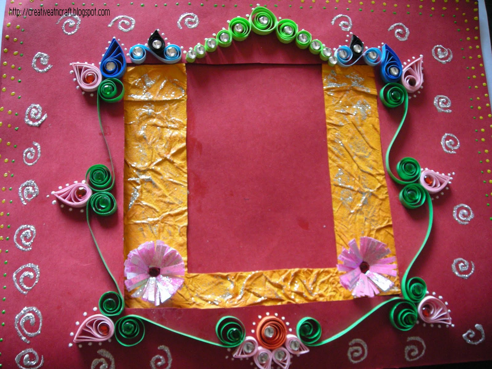 Anu's art and crafts Quilling Photo Frame