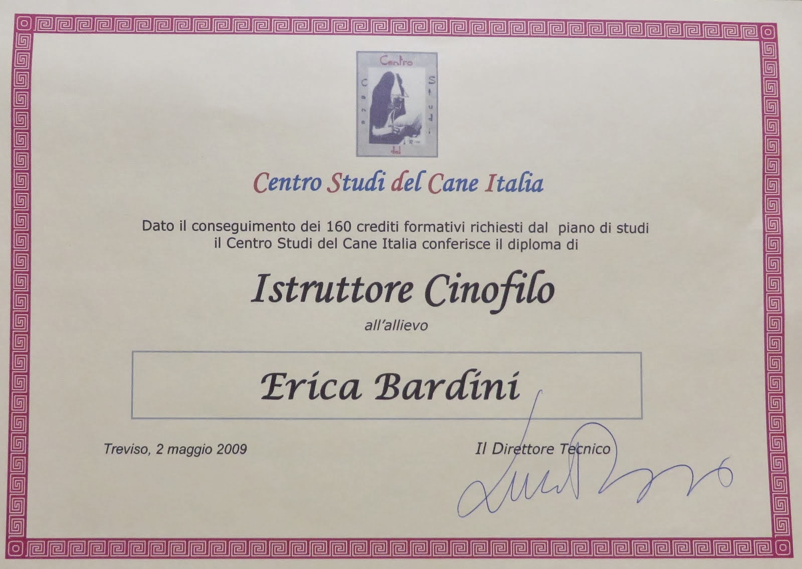 Istruttore Cinofilo