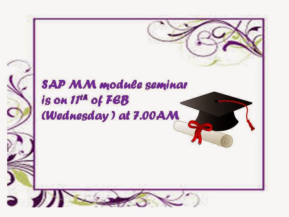 SAP-MM-SEMINAR