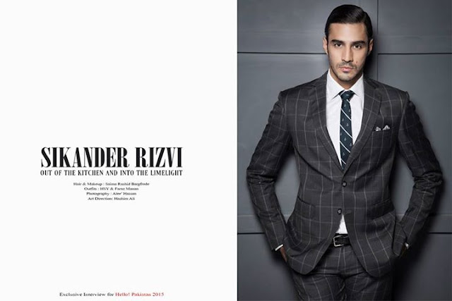 Sikander Rizvi Photoshoot for Hello Pakistan 2015