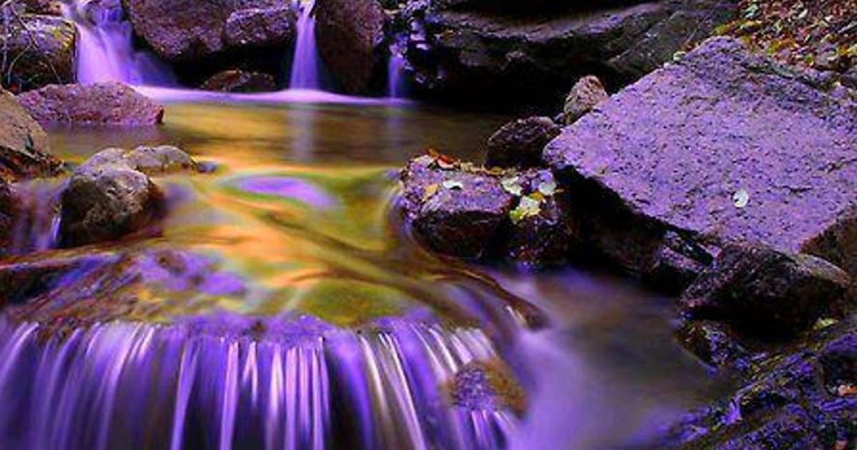 fashion show mall jobs Purple Waterfall Wallpaper