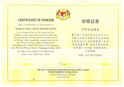 PRIME MINISTER MALAYSIA CERTIFICATE OF HONOUR