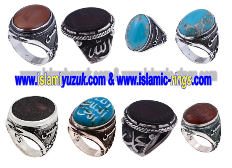 Wearing Rings in Islam in Traditions Engraved islamic rings with