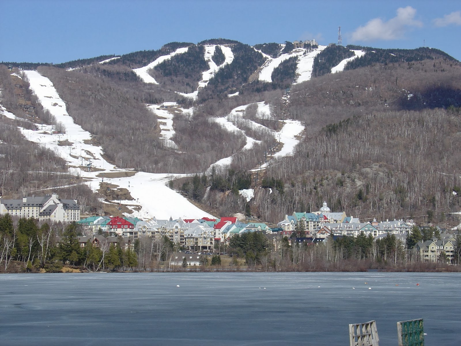 world visits mont tremblant quebec canada christmas mountain village resort