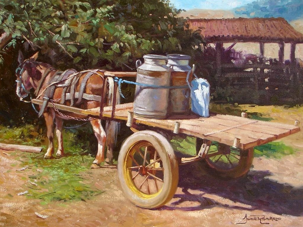 fotos-de-cuadros-de-paisajes-tipicos-campesinos paisajes-del-campo-brasilero-pintados