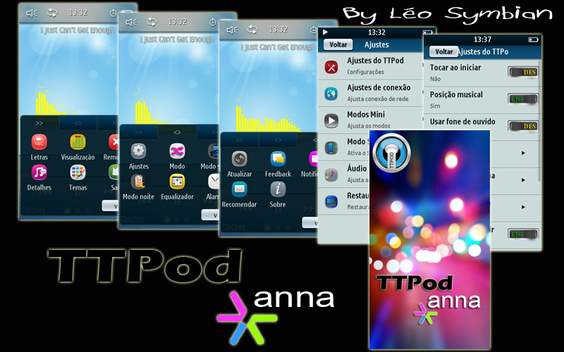 TTPod Anna 2011 v4.31 S60v5 S^3 EN PT by Léo Symbian (Symbian^Anna Style) TTPod+Anna