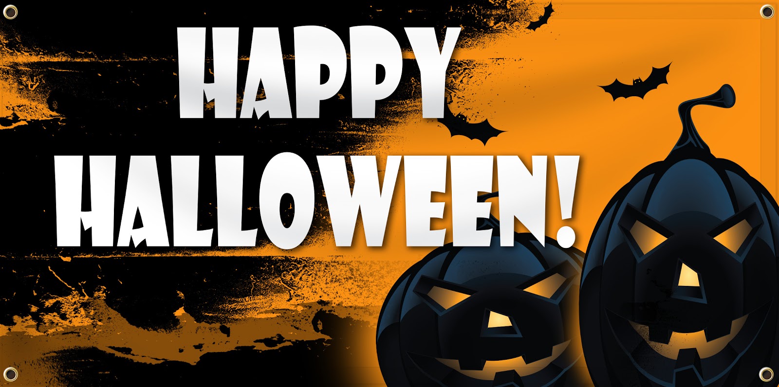 banners com halloween vinyl banners happy banner