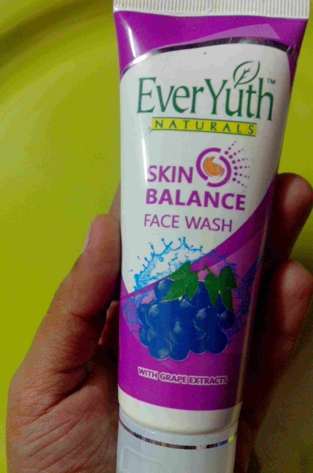 BeautyGyaan Blogspot EverYuth Naturals Skin Balance Face Wash Review