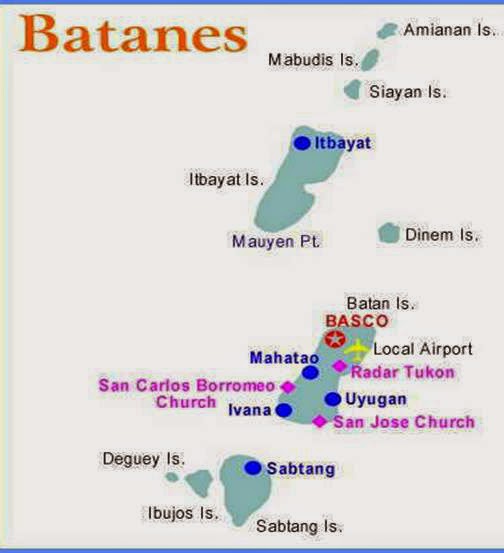 Batanes Island Map Batanes Island Map