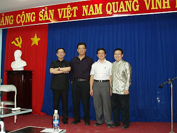 Before Giving Lecture at Skin Hospital "Vietnam"