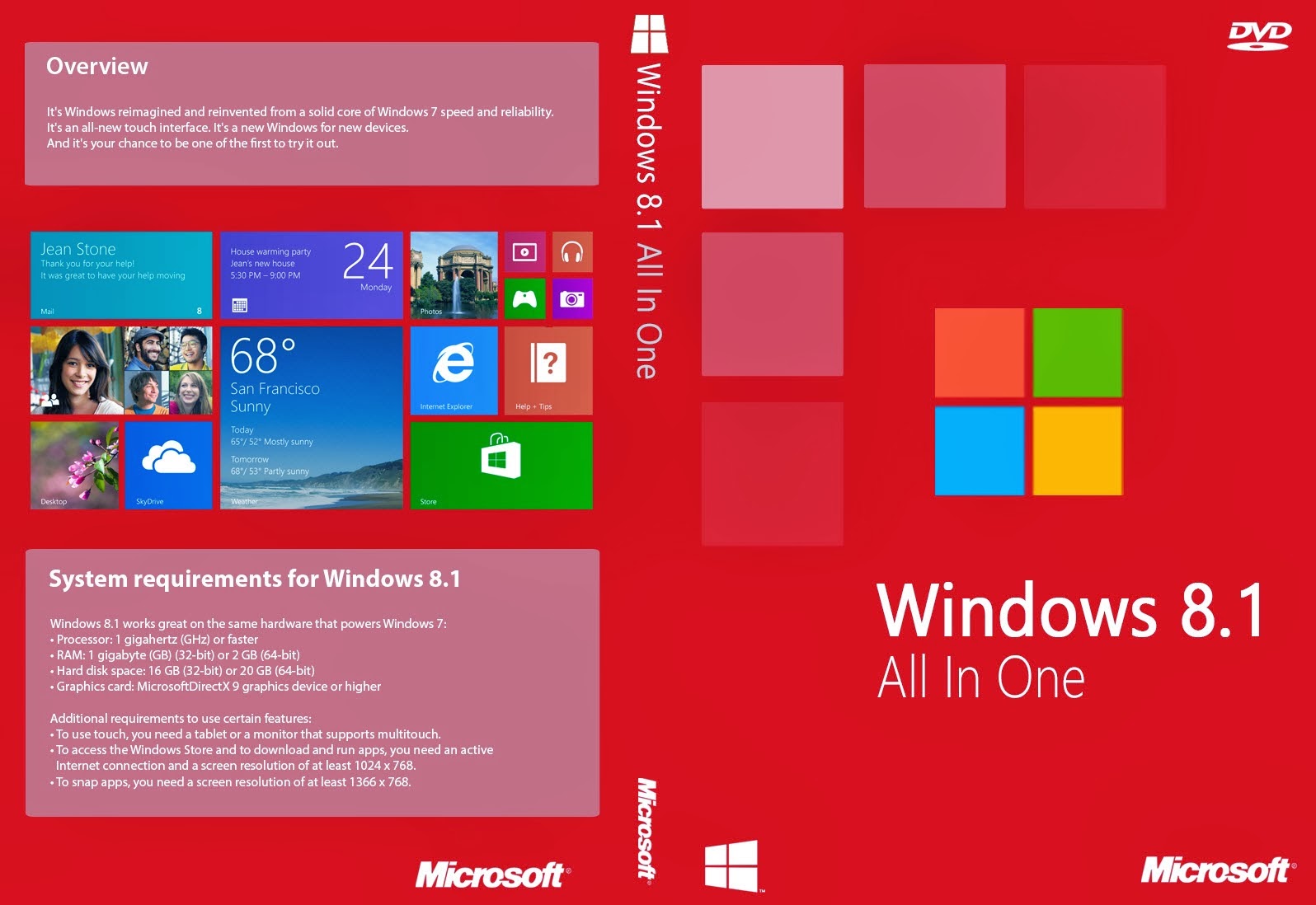 Microsoft Windows 7 Aio (X86 & X64, Dvd-Iso)