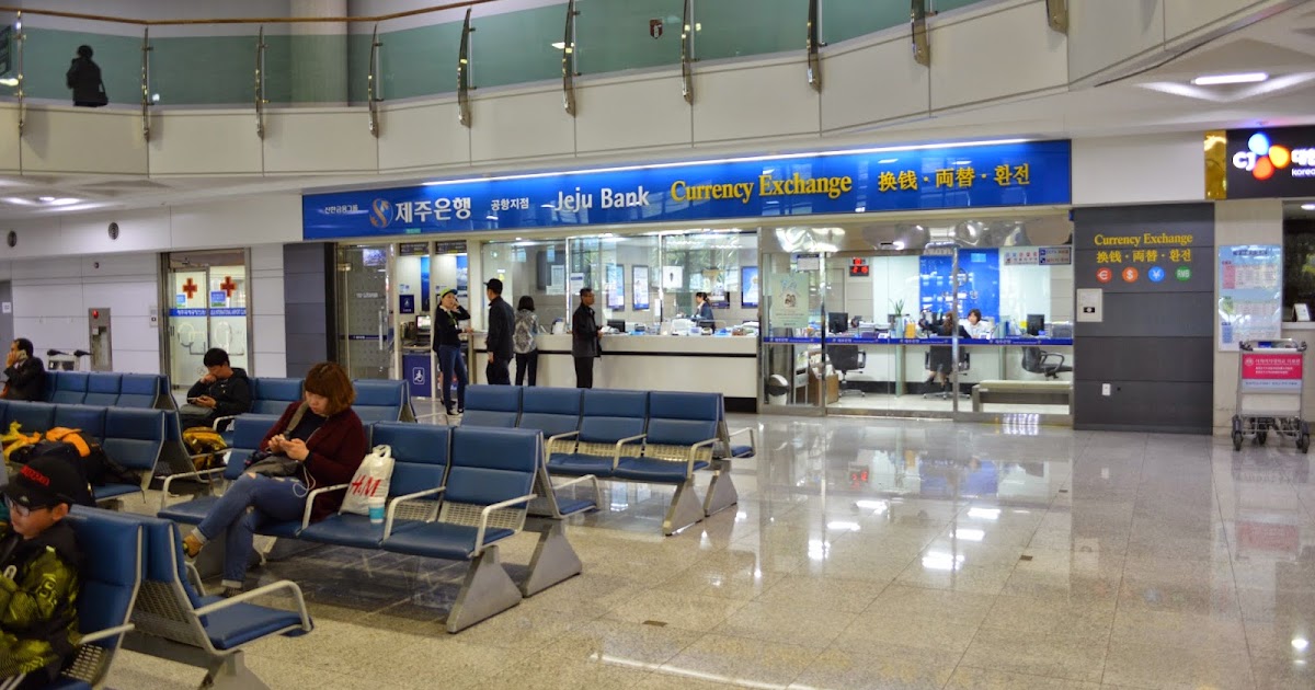 Money Changers In Town Money Changers in Jeju, Korea (Cheju Currency